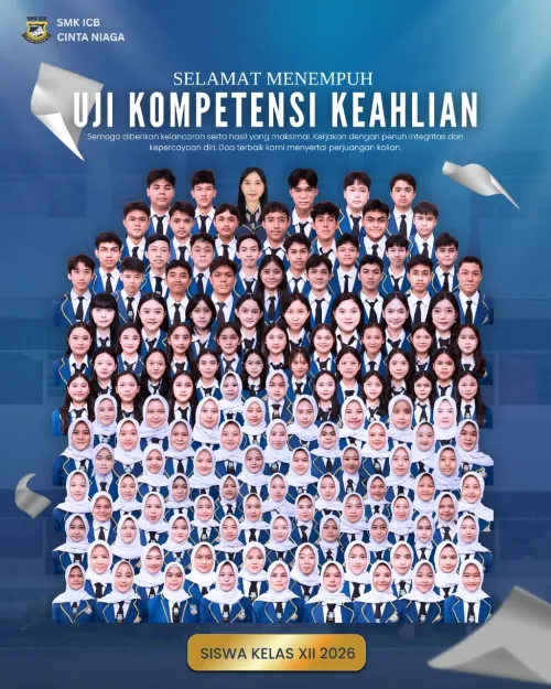 Pelaksanaan Uji Kompetensi Keahlian SMK ICB Cinta Niaga Bandung Tahun T.A 2025/2026