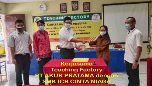 Kerjasama Teaching Factory (TEFA) SMK ICB CINTA NIAGA